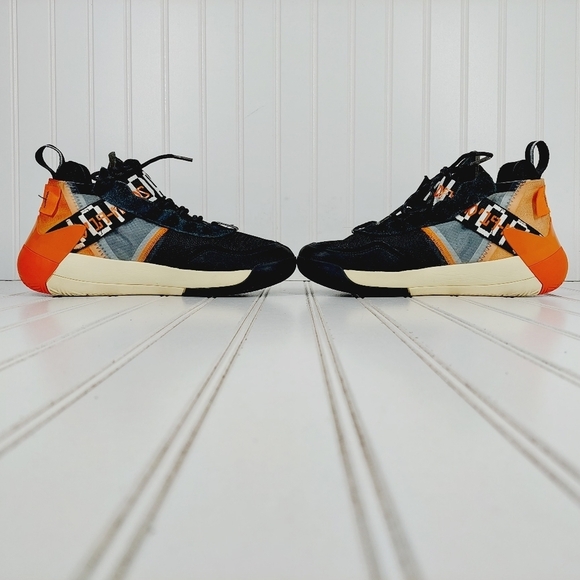 Jordan Defy SP Shattered Backboard Orange Black Athleisure Sneakers I546 - Picture 7 of 10